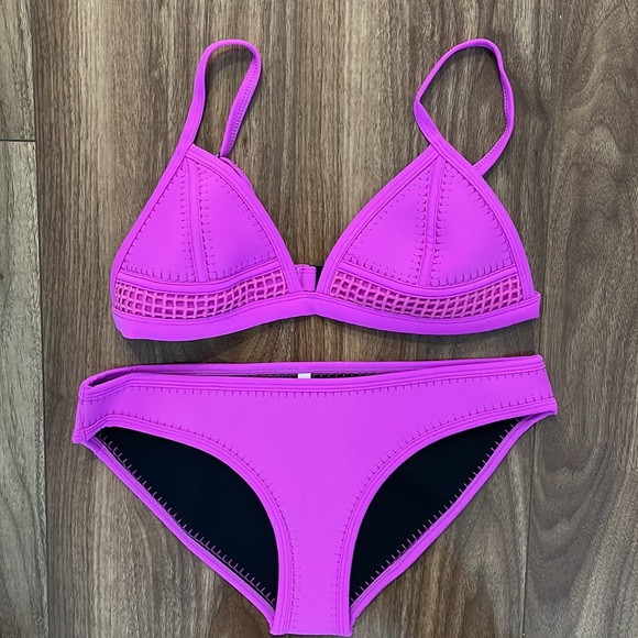 Other - NWT Neoprene Bikini Fucsia size M